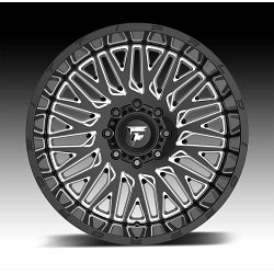 Fittipaldi Offroad FTC07 Gloss Black Milled Custom Truck Wheels 3